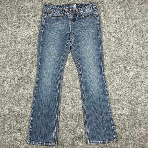 American Rag Jeans Womens Size 3R Blue Bootcut Mid Rise Stretch Classic Denim - Picture 1 of 11